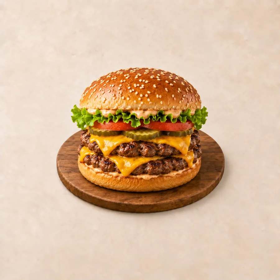 Çift Köfteli Burger
